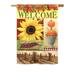 The Holiday Aisle® Arkay 2-Sided Polyester House/Garden Flag in Green/Orange/Yellow | 18.5 H x 13 W in | Wayfair 2BEC01737EFD458E92CAE191AFF68F55