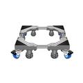 Washing Machine Base Universal with 4 Locking Wheels Movable Refrigerator Shelf Holder 45-65cm Telescopic Home Appliance Rack Furniture Roller Moving Cart for Dryer Cookers Dishwasher