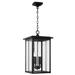 Capital Lighting Fixture Company Barrett 21 Inch Tall 4 Light Outdoor Hanging Lantern - 943844BK