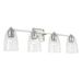 Capital Lighting Fixture Company Laurent 32 Inch 4 Light Bath Vanity Light - 141841PN-509