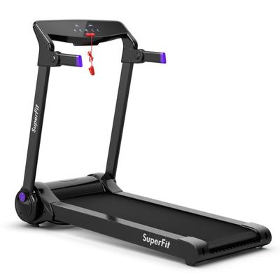 Costway 3HP Electric Folding Treadmill with Blueto...