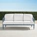Avery Sofa with Cushions in Moonlight Blue Finish - Rumor Vanilla - Frontgate