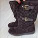 Coach Shoes | Brown And Gold Snow Boots | Color: Brown/Gold | Size: 6