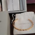 Michael Kors Jewelry | Nib Michael Kors Rose Gold Cuff | Color: Gold/Pink | Size: Os