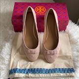 Tory Burch Shoes | Authentic Tory Burch Ballet Flats. | Color: Pink | Size: 8.5