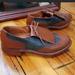 Ralph Lauren Shoes | Euc Ralph Lauren Golf Shoes- Bench Made Very Rare | Color: Brown/Green | Size: 7.5