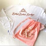 Disney Shirts & Tops | Disney Bibbidi Bobbidi Boutique Spirit Jersey & Cinch Bagrare | Color: Gold/White | Size: Various