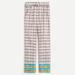 J. Crew Pants & Jumpsuits | J Crew Collection High-Rise Silk-Twill Trouser | Color: Brown/White | Size: 6