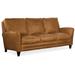 Bradington-Young Zion 87" Genuine Leather Flared Arm Sofa Genuine Leather in Gray/Black/Brown | 37 H x 87 W x 39.5 D in | Wayfair