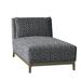 Duralee Barton Chaise Lounge Polyester in Gray | 35 H x 34 W x 65 D in | Wayfair WPG15-645.71071-15.Weathered Grey