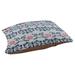 East Urban Home New England Football Baroque Indoor Pillow Metal in Red/Blue | 5 H x 40 W x 30 D in | Wayfair 02D692B124444351AA3F9CA202A0833A