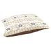 East Urban Home New Orleans Football Baroque Indoor Pillow Metal in White/Black | 6 H x 50 W x 40 D in | Wayfair BD93056A9BCC44558B816929EB55821B