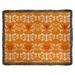 East Urban Home Tampa Bay Throwback Football Baroque Cotton Blanket Cotton in Orange/Gray | 60 W in | Wayfair 6C4A18CC033D4E779D8395E67A225E1B