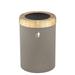 Glaro, Inc. Trash Can Stainless Steel in Gray/Yellow | 30 H x 20 W x 20 D in | Wayfair W2042NK-BE-W1