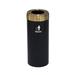 Glaro, Inc. Trash Can Stainless Steel in Black/Yellow | 30 H x 12 W x 12 D in | Wayfair W1242BK-BE-W3