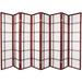 Winston Porter Keitez Folding Rice Paper Room Divider Wood in Brown | 70 H x 136 W x 1 D in | Wayfair 8CD080837F494F22A5F386CC6B93E441