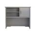 Hokku Designs Aryannah 42" H x 47" W Desk Hutch Wood/Manufactured Wood in Gray | 42 H x 47 W x 13 D in | Wayfair C011D760E7E94E7895AACD9C256F551E