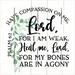 Rosalind Wheeler Treece Have Compassion on Me Lord - Unframed Textual Art Print on Wood in Black/Brown/Green | 10 H x 10 W x 1 D in | Wayfair