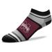 Women's For Bare Feet Mississippi State Bulldogs Marquis Addition No Show Ankle Socks