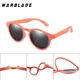 WarBLade – lunettes de soleil rondes pour enfants colorées flexibles polarisées pour garçons et