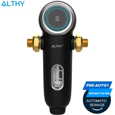 ALTHY-Pré-filtre de lavage à distance et affleurant automatique supporter ficateur d'eau filtre à