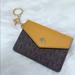 Michael Kors Accessories | Michael Kors Ring Key Card Case | Color: Brown/Yellow | Size: Os