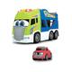 Dickie Toys ABC Tim Transporter, Scania LKW, Spielzeugauto, Truck, Kleinkind, Spielzeug, inkl. 1 knautschbares Auto, Tragegriff, Licht & Sound, inkl. Batterien, 42 cm, für Kinder ab 2 Jahren