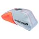 HEAD Radical 6R Tennistasche, grau/orange, 6 Racquets