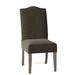 Hekman Candice Tufted Side Chair Faux Leather/Upholstered/Velvet/Fabric in Gray/Brown | 41.5 H x 19.5 W x 26.75 D in | Wayfair 72621025-781G