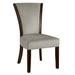 Hekman Bethany Cotton Side Chair Faux Leather/Upholstered/Fabric in Red/Gray | 39.75 H x 20.5 W x 26 D in | Wayfair 72651002-083F