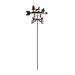 Millwood Pines Tani Jumping Deer Weathervane Metal/Steel in Brown/Gray | 28 H x 21 W x 9 D in | Wayfair 7288E9A976794F628FA2F7306C5FEF6E