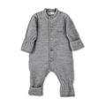 Sterntaler Unisex Baby Overall Pur Wolle Overall, Silber Mel., 62