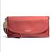 Coach Bags | Coach Park Leather Large Flap Wristlet | Color: Orange | Size: 8” L X 4 3/4” H X 1 3/4” W