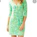 Lilly Pulitzer Dresses | Lilly Pulitzer Green Button Front Tshirt Dress M | Color: Green | Size: M