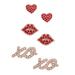 Kate Spade Jewelry | Kate Spade Things We Love Set Of Three Earrings | Color: Gold/Red | Size: Os