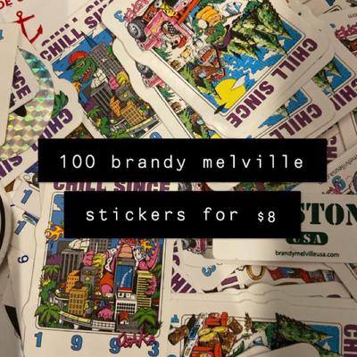 Brandy Melville Other | Brandy Melville Stickers | Color: Black | Size: Os