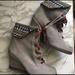 Anthropologie Shoes | Anthropologie Holding Horses Gray Wedge Boots | Color: Gray | Size: 7