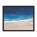 Joss & Main Oceans From Above - Painting Print Canvas in Blue/White | 12.5 H x 15.5 W x 2 D in | Wayfair 39779-01