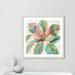 Casa Fine Arts Pink Ficus II - Painting Print Paper, Wood in Green/Pink/White | 33.25 H x 33.25 W x 0.75 D in | Wayfair 37092-01