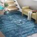 Blue/White 106 x 0.12 in Area Rug - Trent Austin Design® Jaquez Oriental Blue/Indigo/White Indoor/Outdoor Area Rug | 106 W x 0.12 D in | Wayfair