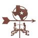 Trinx Texas Star Weathervane Metal/Steel in Brown/Gray | 24 H x 21 W x 9 D in | Wayfair F6AB2112FF6448EF943FBB1D8692DAD0