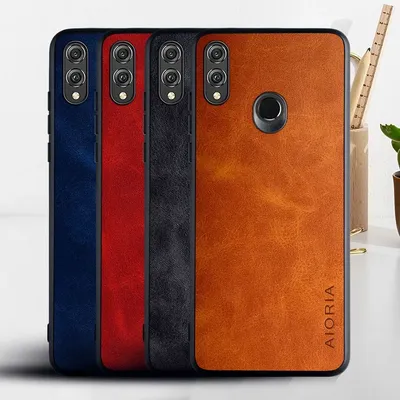 Coque en cuir de luxe vintage pour Huawei Honor 8X étui de téléphone