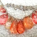 Nine West Jewelry | Necklace | Color: Orange/Pink | Size: Os