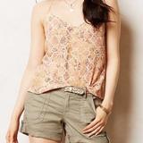 Anthropologie Tops | Eloise Sleeveless Snake Print Silk Cami | Color: Red | Size: Xs