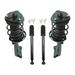 2008-2011 Mercedes C300 Front and Rear Shock Strut and Coil Spring Kit - TRQ SKA65648