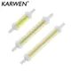 KARWEN – lampe de remplacement halogène ampoule R7S 6w 9w 12w SMD 2835 78mm 118mm 135mm ac v blanc