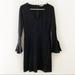 Rebecca Minkoff Dresses | (Nwot) Rebecca Minkoff | V Neck Bell Sleeve Dress | Color: Black | Size: S