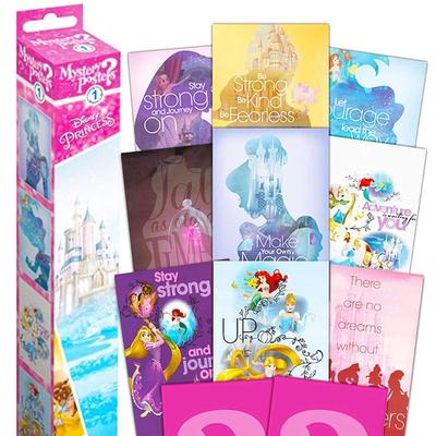 Disney Other | Disney Princess Mystery Poster- 9 Boxes | Color: Silver/White | Size: Osg