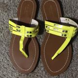 Kate Spade Shoes | Kate Spade Sandals | Color: Brown/Yellow | Size: 7.5