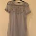 American Eagle Outfitters Dresses | American Eagle Embroidered Dress | Color: Gray | Size: 2